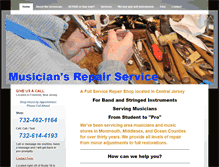 Tablet Screenshot of musiciansrepairs.com